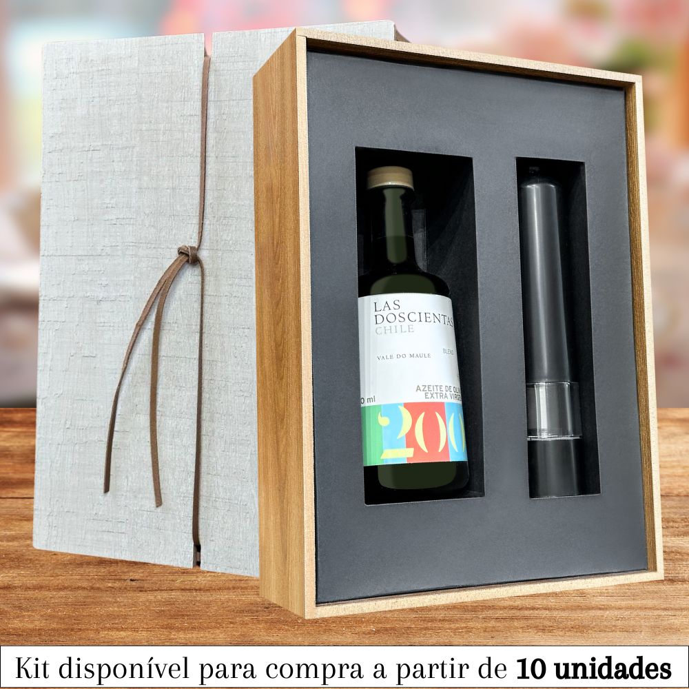 Kit Azeite Extra Virgem Las Doscientas - 2 Unidades 500ml - Picual E Arbequina - Acidez 0,2%