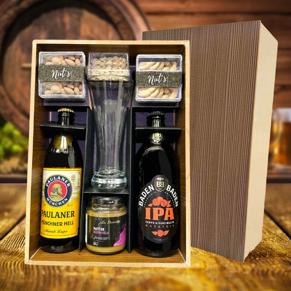 kit cerveja com baden baden e paulaner
