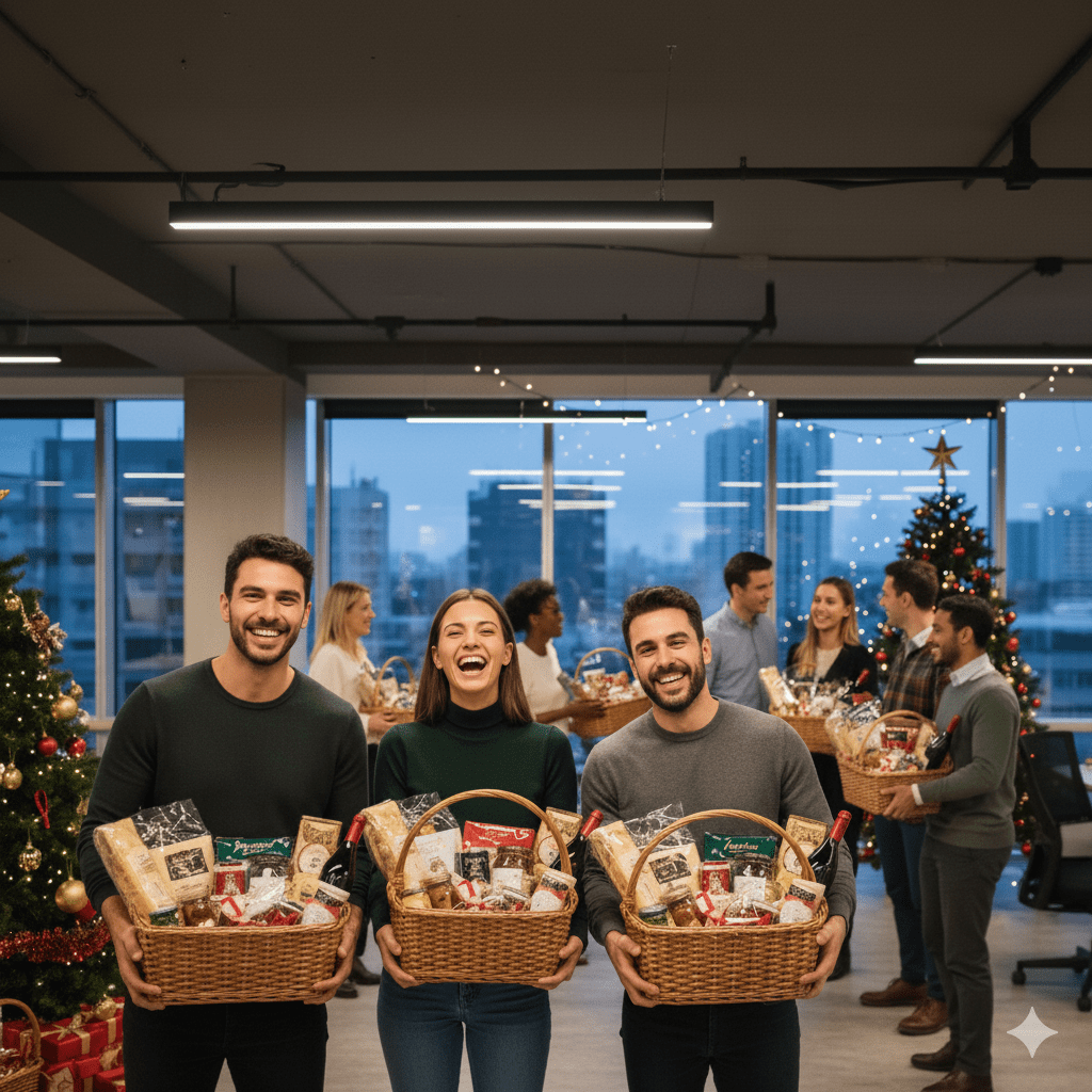 cestas de natal para funcionarios